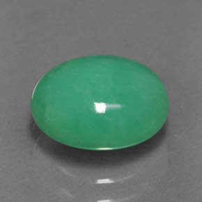 1.92캐럿 천연 그린 크리소프레이즈, 타원형 컷, 8.9×7 mm, 투명한