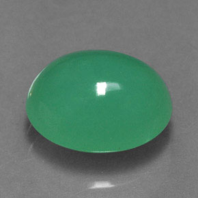 2.69캐럿 천연 그린 크리소프레이즈, 투명한, 9.7×8 mm, 투명/반투명