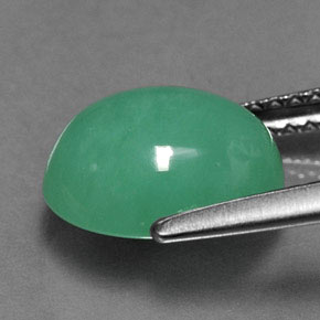 2.74캐럿 천연 그린 크리소프레이즈, 타원형 컷, 10×7.9 mm, 투명한