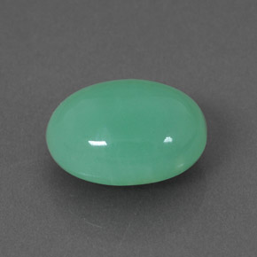 2.68캐럿 천연 그린 크리소프레이즈, 투명한, 9.7×7.4 mm, 투명/반투명