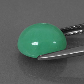 2.70캐럿 천연 그린 크리소프레이즈, 타원형 컷, 9.2×7.7 mm, 불투명체