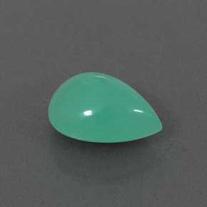 1.94캐럿 천연 그린 크리소프레이즈, 배 모양, 10×7.3 mm, 투명한