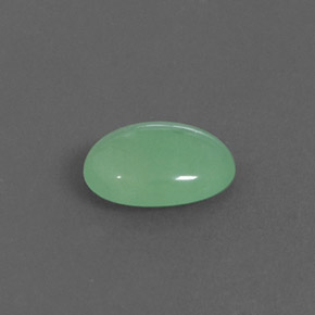 1.67캐럿 천연 그린 크리소프레이즈, 타원형 컷, 9.8×7.4 mm, 투명한