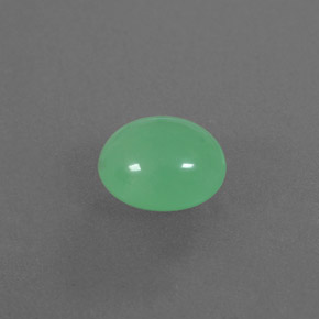 2.82캐럿 천연 그린 크리소프레이즈, 투명한, 9.3×8 mm, 투명/반투명
