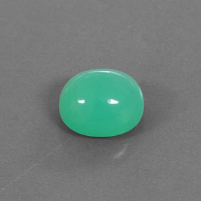 2.83캐럿 천연 그린 크리소프레이즈, 타원형 컷, 8.9×8 mm, 불투명체