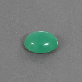 1.80캐럿 천연 그린 크리소프레이즈, 타원형 컷, 9×7.3 mm, 불투명체