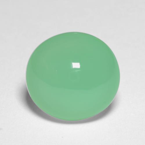 6.91캐럿 천연 라이트 샴록 그린 크리소프레이즈, 타원형 컷, 투명한