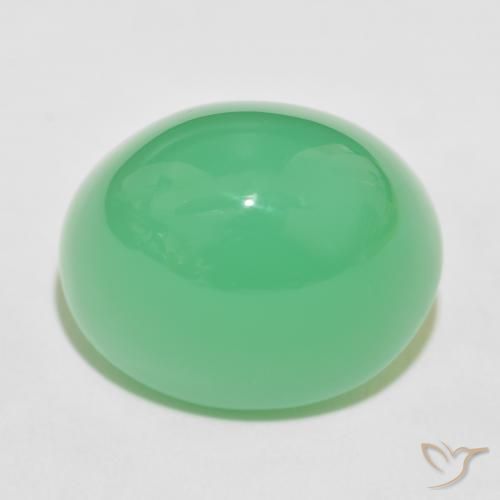 63.86ct 자연스러운 황록색 크리소프레이즈, 타원형, 불투명체