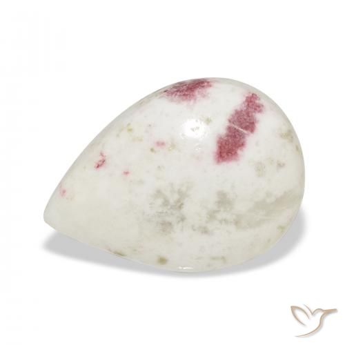 9.98ct 자연스러운 다색 단사, 배 모양, 불투명체