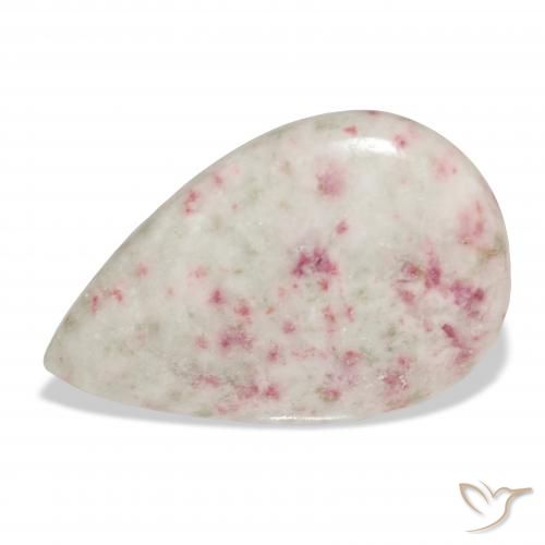17.31ct 자연스러운 다색 단사, 배 모양, 불투명체