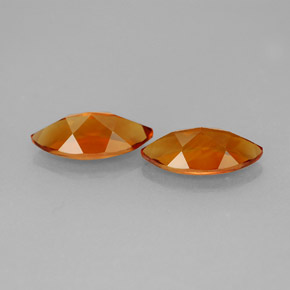 캐럿 천연 마데이라 시트린 보석, 마퀴즈, 10.2×5.1 mm, VS