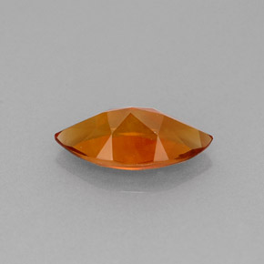 0.88캐럿 천연 옐로우 오렌지 시트린, 마퀴즈, 10×5.1 mm, VVS-VS