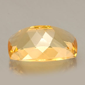 12.60캐럿 천연 골든 옐로우 시트린, 쿠션 컷, 17.9×12.6 mm, VVS-VS
