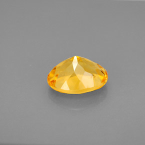 1.80캐럿 천연 골든 옐로우 시트린, 타원형 컷, 9×7.1 mm, VVS