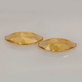 캐럿 천연 골든 오렌지 시트린 보석, 마퀴즈, 11.9×5.8 mm, VVS-VS