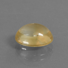 3.25캐럿 천연 골든 옐로우 시트린, 타원형 컷, 10.5×8.8 mm, 투명한