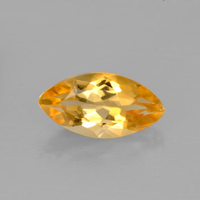 1.83캐럿 천연 골든 옐로우 시트린, 마퀴즈, 11.9×6.2 mm, VVS-VS