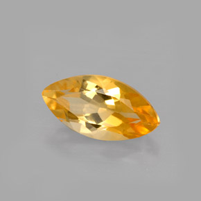 1.83캐럿 천연 골든 옐로우 시트린, 마퀴즈, 11.9×6.2 mm, VVS-VS