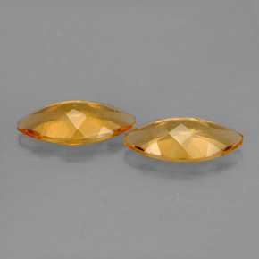 캐럿 천연 골든 옐로우 시트린 보석, 마퀴즈, 12×6.2 mm, VVS