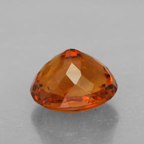 5.81캐럿 천연 옐로우 오렌지 시트린, 타원형 컷, 12×10.1 mm, VVS-VS
