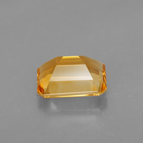 1.97캐럿 천연 골든 옐로우 시트린, 에메랄드 컷, 8.8×6.9 mm, VVS