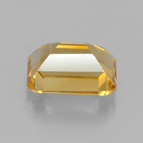 1.52캐럿 천연 골든 옐로우 시트린, 에메랄드 컷, 8.2×6 mm, VVS-VS