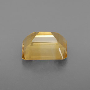 2.08캐럿 천연 골든 옐로우 시트린, 에메랄드 컷, 8.9×7 mm, VS