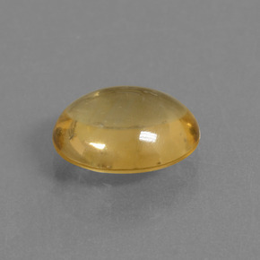 2.65캐럿 천연 골든 옐로우 시트린, 타원형 컷, 10.6×8.6 mm, 투명한