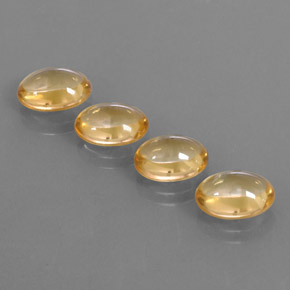 8.20캐럿 천연 라이트 골드 시트린 보석, 타원형 컷, 9.9×7.8 mm, 투명한