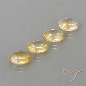 9.24캐럿 천연 Gold  황수정 보석, 타원형, 투명한