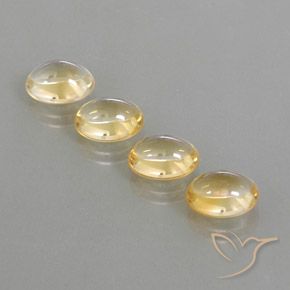 9.24캐럿 천연 Gold  황수정 보석, 타원형, 투명한