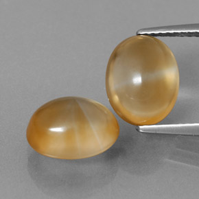 5.96캐럿 천연 Medium Orange  시트린 보석, 타원형 컷, 10×8.1 mm, 투명한