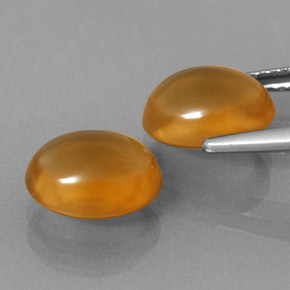 캐럿 천연 옐로우 오렌지 시트린 보석, 타원형 컷, 10.1×8.2 mm, 투명한