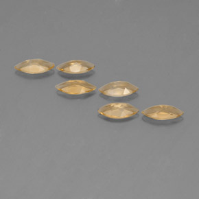 캐럿 천연 골든 옐로우 시트린 보석, 마퀴즈, 7.9×3.9 mm, VVS-VS