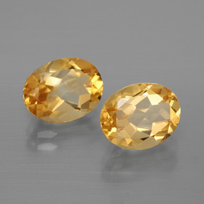 3.84캐럿 천연 미디엄 라이트 오렌지 골드 시트린 보석, 타원형 컷, 9.1×7.1 mm, VVS-VS