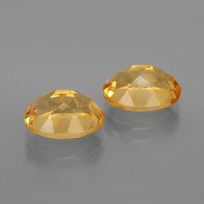 3.84캐럿 천연 미디엄 라이트 오렌지 골드 시트린 보석, 타원형 컷, 9.1×7.1 mm, VVS-VS