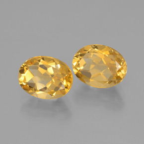 3.84캐럿 천연 미디엄 골드 시트린 보석, 타원형 컷, 9.1×7.1 mm, VVS