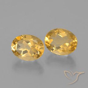 3.82캐럿 천연 오렌지-골드 시트린 보석, 타원형 컷, 9.1×7 mm, VVS-VS