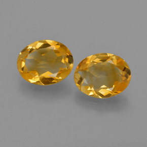 2.54캐럿 천연 골든 옐로우 시트린 보석, 타원형 컷, 8.7×6.9 mm, VS
