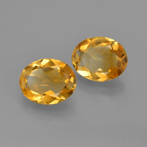 2.54캐럿 천연 골든 옐로우 시트린 보석, 타원형 컷, 8.7×6.9 mm, VS