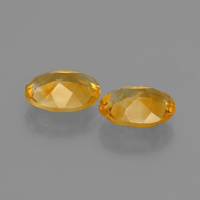 2.54캐럿 천연 골든 옐로우 시트린 보석, 타원형 컷, 8.7×6.9 mm, VS