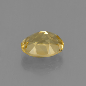 1.72캐럿 천연 라이트 골든 시트린, 타원형 컷, 9×7 mm, VS