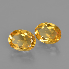 3.36캐럿 천연 골든 오렌지 시트린 보석, 타원형 컷, 9×6.9 mm, VVS-VS