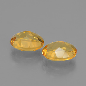 3.36캐럿 천연 골든 오렌지 시트린 보석, 타원형 컷, 9×6.9 mm, VVS-VS