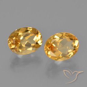 3.69캐럿 천연 딥 골든 오렌지 시트린 보석, 타원형 컷, 9×6.9 mm, VVS-VS