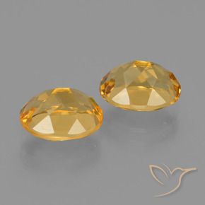3.69캐럿 천연 딥 골든 오렌지 시트린 보석, 타원형 컷, 9×6.9 mm, VVS-VS