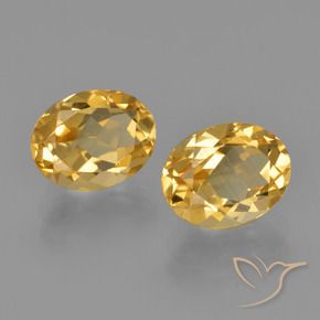 4.04캐럿 천연 골든 시트린 보석, 타원형 컷, 9×7 mm, VVS-VS