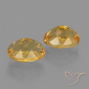 4.04캐럿 천연 골든 시트린 보석, 타원형 컷, 9×7 mm, VVS-VS