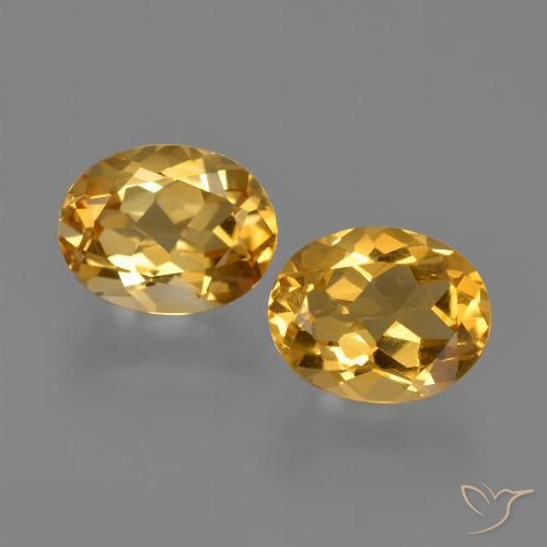 3.64캐럿 천연 다크 골든 시트린 보석, 타원형 컷, 9×7.1 mm, VVS-VS