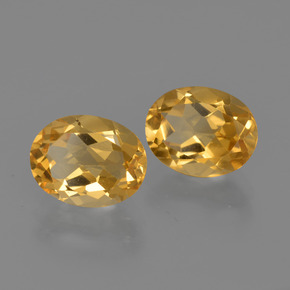 3.46캐럿 천연 딥 골든 오렌지 시트린 보석, 타원형 컷, 8.9×7 mm, VVS-VS